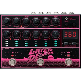 Ibanez LD303 Layer Delayer Multi-Function Delay Pedal - Black and Purple