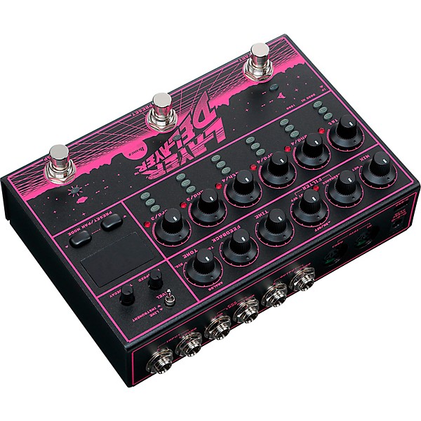 Ibanez LD303 Layer Delayer Multi-Function Delay Pedal - Black and Purple