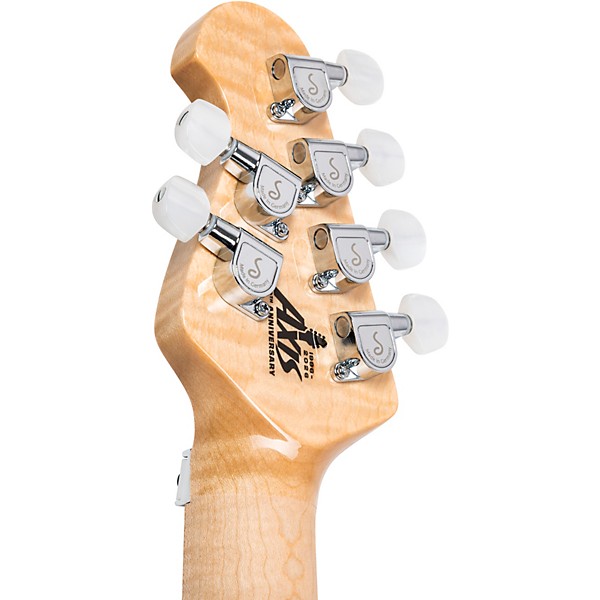 Ernie Ball Music Man 30th Anniversary Axis Electric Guitar - Translucent Red Quilt