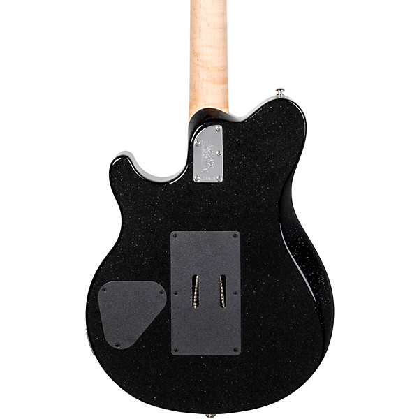 Ernie Ball Music Man 30th Anniversary Axis Electric Guitar - Translucent Black Quilt