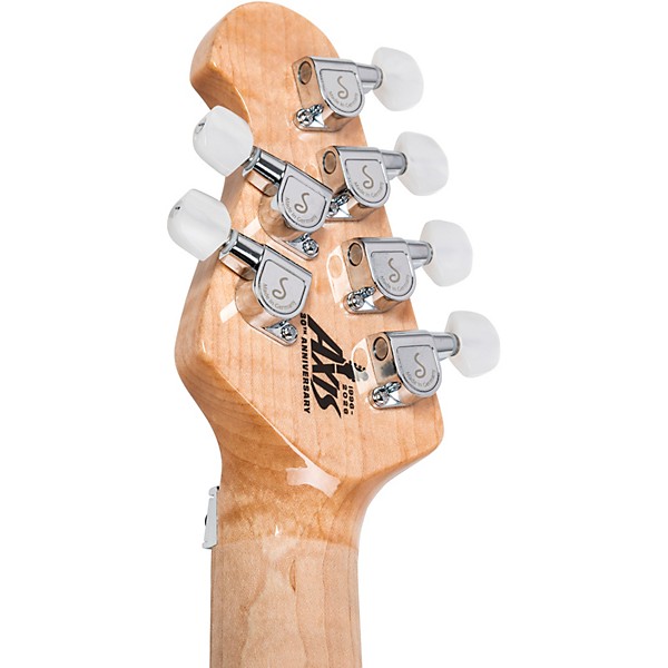 Ernie Ball Music Man 30th Anniversary Axis Electric Guitar - Translucent Purple Quilt