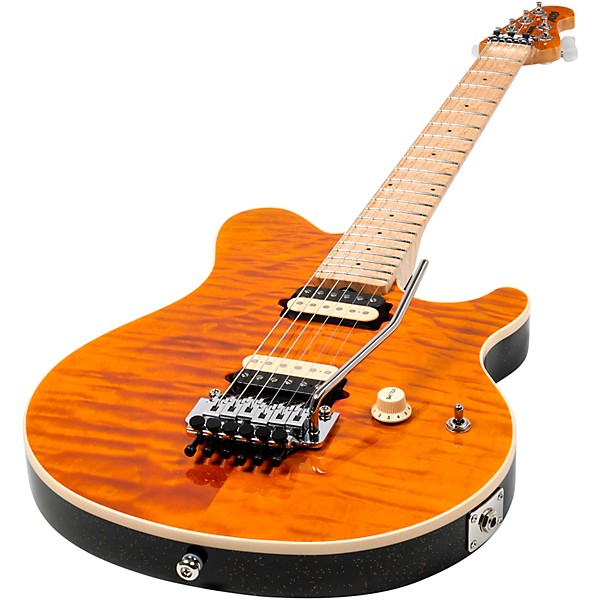 Ernie Ball Music Man 30th Anniversary Axis Electric Guitar - Translucent Gold Quilt