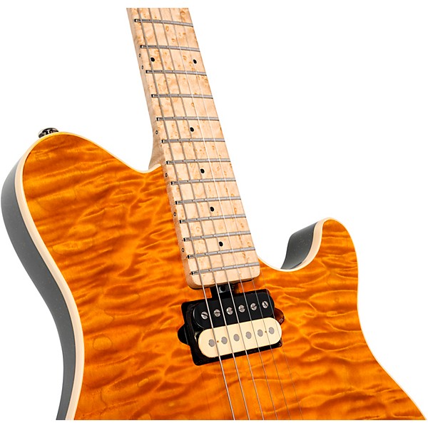 Ernie Ball Music Man 30th Anniversary Axis Electric Guitar - Translucent Gold Quilt