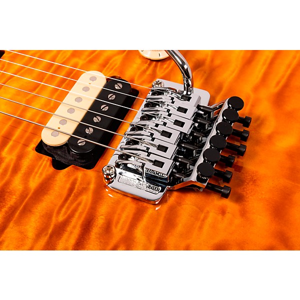 Ernie Ball Music Man 30th Anniversary Axis Electric Guitar - Translucent Gold Quilt