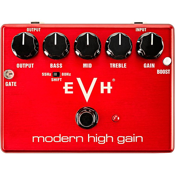 MXR EVH Modern High Gain Effects Pedal - Red