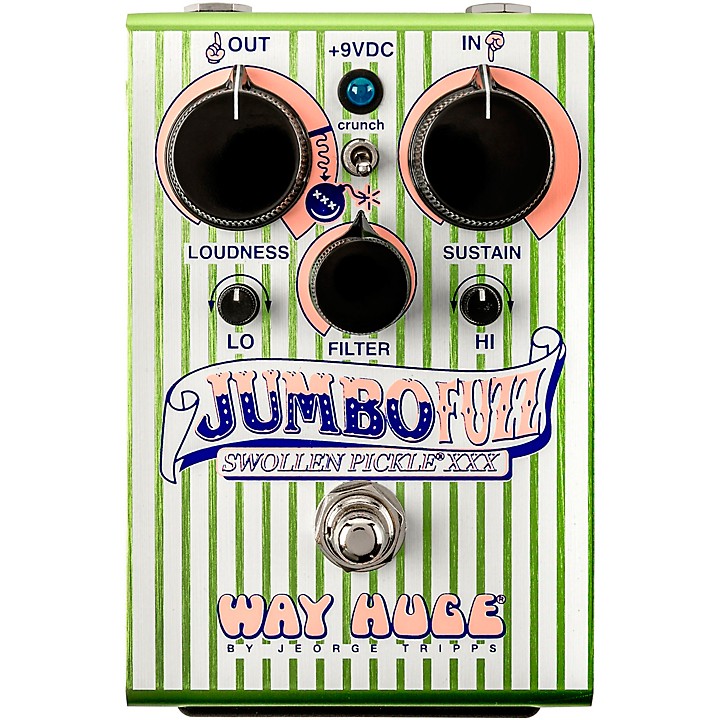 Way Huge Swollen Pickle ギターエフェクター Amazon.com: Way Huge WHE401S Swollen Pickle Jumbo Fuzz MKIIS Pedal