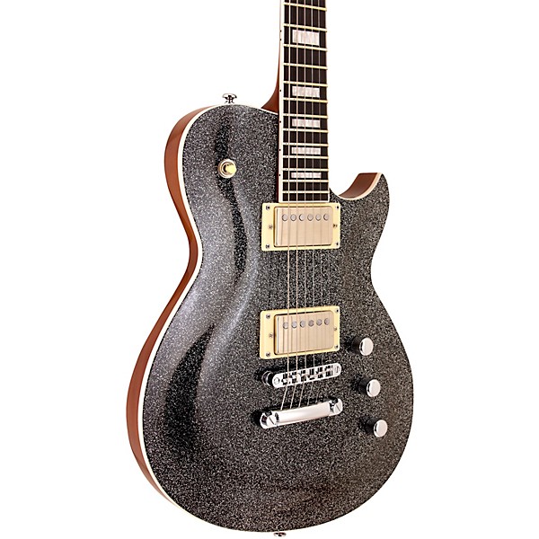 Reverend Roundhouse HH Electric Guitar - Black Sparkle