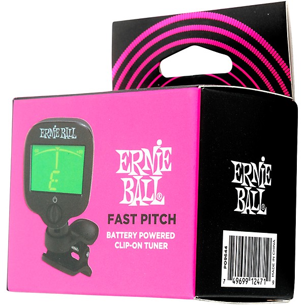 Ernie Ball Fast Pitch Clip-On Tuner - Black