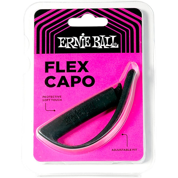 Ernie Ball Flex Guitar Capo - Black