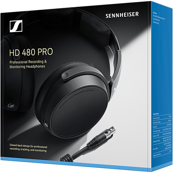 Sennheiser HD 480 PRO Closed-Back Studio Headphones
