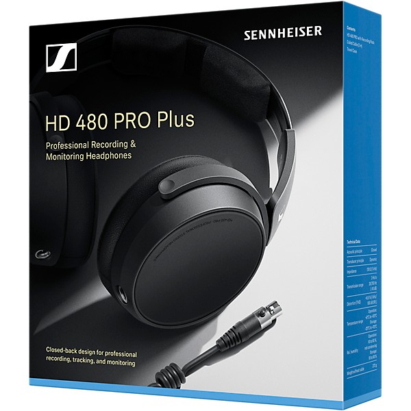 Sennheiser HD 480 PRO Plus Closed-Back Studio Headphones