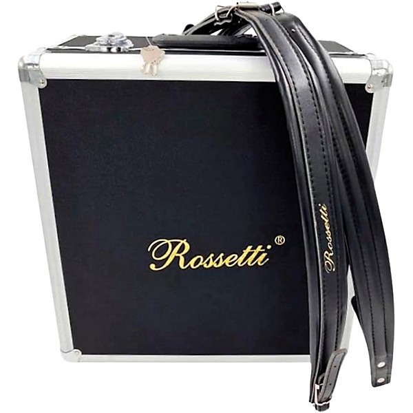 Rossetti 3412 34-Button Diatonic Accordion - FBE, Red to White to Green