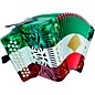 Rossetti 3112 31-Button Diatonic Accordion - FBE, Red to White to Green thumbnail