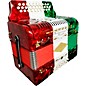 Rossetti 3112 31-Button Diatonic Accordion - FBE, Red to White to Green