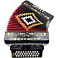 Rossetti 3112 31-Button Diatonic Accordion - FBE, Black