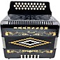 Rossetti 3112 31-Button Diatonic Accordion - FBE, Black