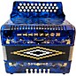 Rossetti 3112 31-Button Diatonic Accordion - FBE, Blue