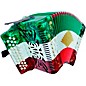 Rossetti 3112 31-Button Diatonic Accordion - GCF, Red to White to Green thumbnail