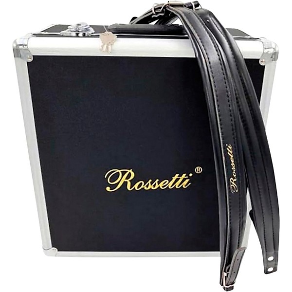 Rossetti 3112 31-Button Diatonic Accordion - GCF, Blue