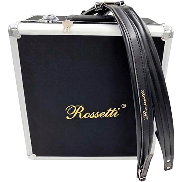 Rossetti 3112 31-Button Diatonic Accordion - GCF, Red