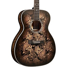 Martin Custom Shop M Paisley Acoustic-Electric Guitar - Ember Burst