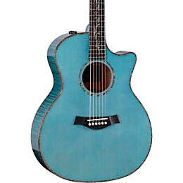 Taylor 2026 Catch Custom #23 C14ce Grand Auditorium Acoustic-Electric Guitar - Koi Blue