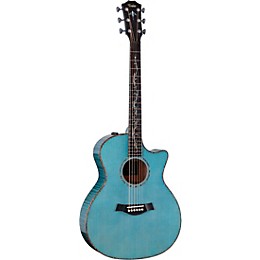 Taylor 2026 Catch Custom #23 C14ce Grand Auditorium Acoustic-Electric Guitar - Koi Blue