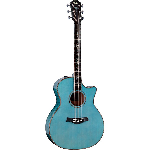 Taylor 2026 Catch Custom #23 C14ce Grand Auditorium Acoustic-Electric Guitar - Koi Blue