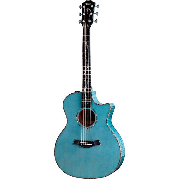 Taylor 2026 Catch Custom #23 C14ce Grand Auditorium Acoustic-Electric Guitar - Koi Blue