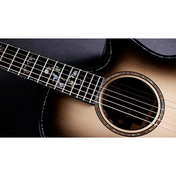 Taylor 2026 Catch Custom #8 C14ce Builder's Edition Acoustic-Electric Guitar - Charcoal