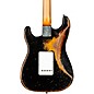 Fender Custom Shop 62 Color Over Color Stratocaster Heavy Relic Electric Guitar Master Built by Paul Waller Black over 3-C...