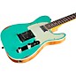 Fender Custom Shop Dual Stack HS Telecaster Relic Electric Guitar Sea Foam Green Sparkle Top with Natural Body