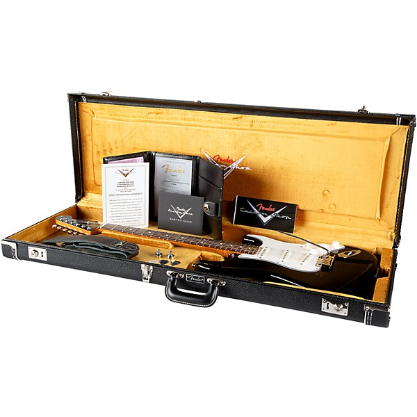 Fender Custom Shop Limited Edition Custome Deluxe Roasted Stratocaster NOS Electric Guitar Black