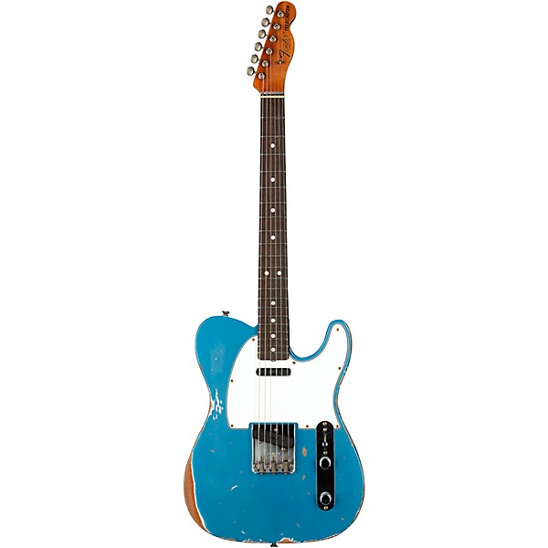 Fender Custom Shop Limited Edition Roasted Telecaster Pro Heavy Relic Electric Guitar Aged Lake Placid Blue