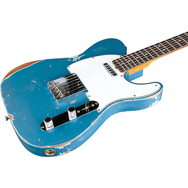 Fender Custom Shop Limited Edition Roasted Telecaster Pro Heavy Relic Electric Guitar Aged Lake Placid Blue