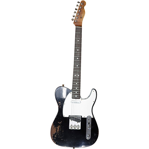 Fender Custom Shop Limited Edition Roasted Telecaster Pro Heavy Relic Electric Guitar Black