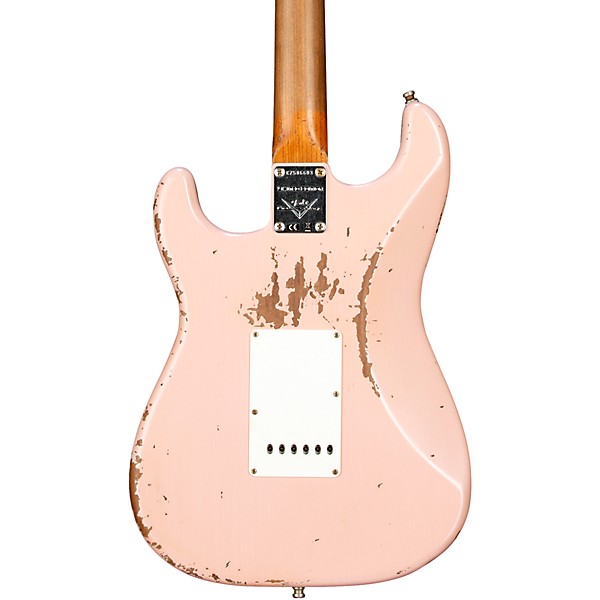 Fender Custom Shop Limited Edition Roasted Stratocaster Pro Heavy Relic Electric Guitar Shell Pink