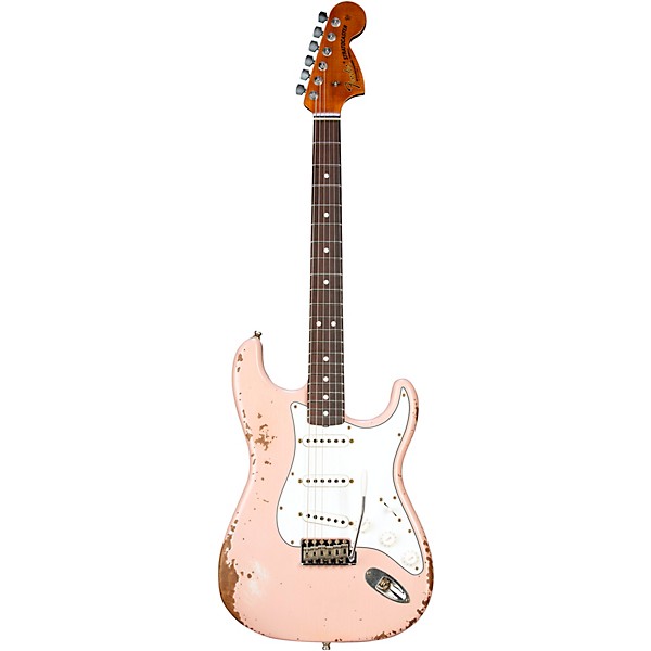 Fender Custom Shop Limited Edition Roasted Stratocaster Pro Heavy Relic Electric Guitar Shell Pink