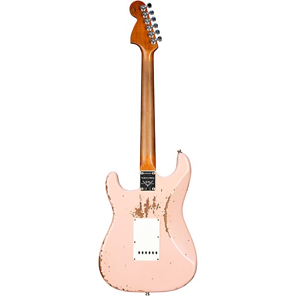 Fender Custom Shop Limited Edition Roasted Stratocaster Pro Heavy Relic Electric Guitar Shell Pink