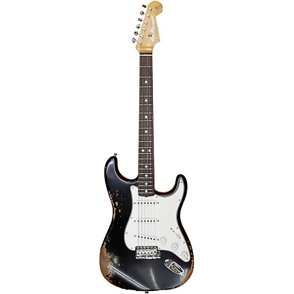 Fender Custom Shop Limited Edition 1965 Stratocaster Heavy Relic w/ Closet Classic Hardware Electric Guitar Black