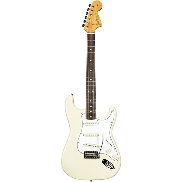 Fender Custom Shop 1966 Stratocaster DLX Closet Classic Electric Guitar Super Aged Olympic White