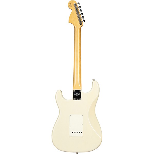 Fender Custom Shop 1966 Stratocaster DLX Closet Classic Electric Guitar Super Aged Olympic White