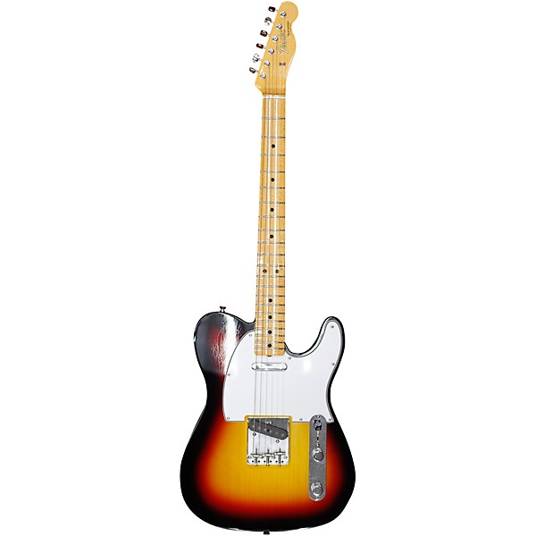 Fender Custom Shop 1966 Telecaster DLX Closet Classic Electric Guitar Bleached 3-Color Sunburst