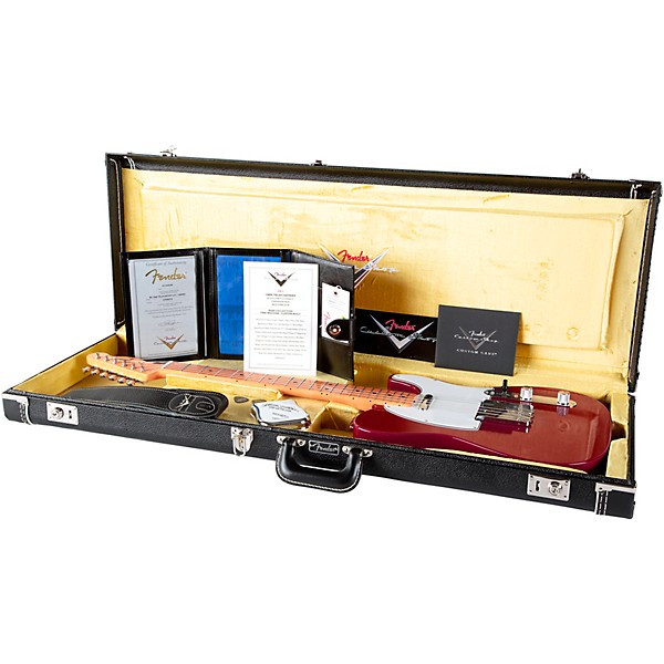 Fender Custom Shop 1966 Telecaster DLX Closet Classic Electric Guitar Cimarron Red