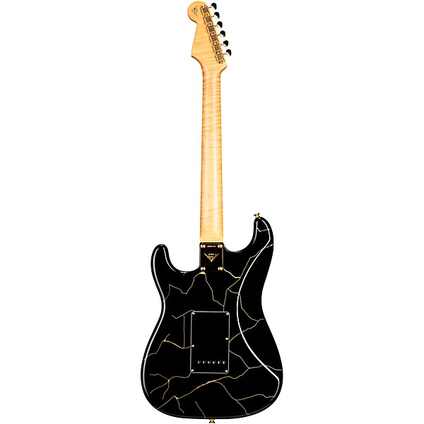 Fender Custom Shop Kintsugi Stratocaster NOS Electric Guitar Master Built by David Brown Black