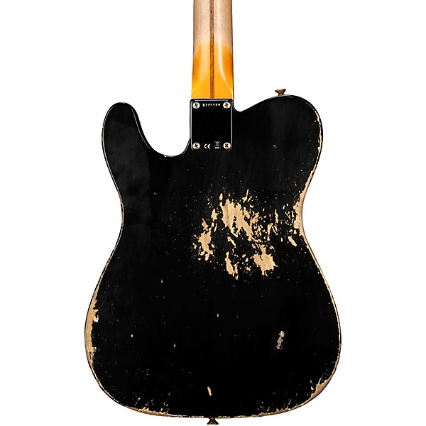 Fender Custom Shop CuNiFe Blackguard Telecaster Heavy Relic Electric Guitar Black
