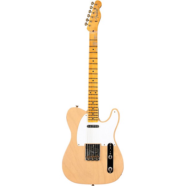 Fender Custom Shop 1958 Top-Load Telecaster Journeyman Relic Electric Guitar Super Aged Dirty White Blonde