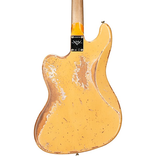 Fender Custom Shop 1962 Bass VI Super Heavy Relic Super Aged Desert Sand