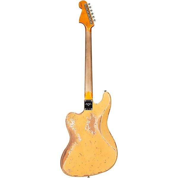 Fender Custom Shop 1962 Bass VI Super Heavy Relic Super Aged Desert Sand