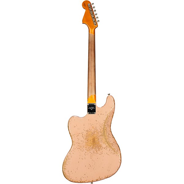Fender Custom Shop 1962 Bass VI Super Heavy Relic Aged Dirty Shell Pink